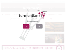 Tablet Screenshot of fermentiamo.com